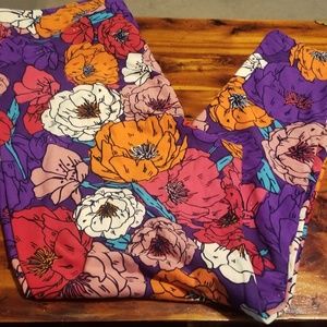 LuLaRoe Floral Leggigs